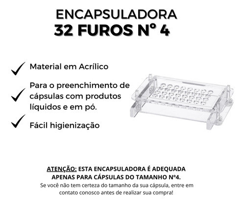 Encapsuladora Manual De Acrílico N° 4 32 Furos 1