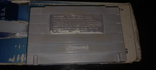 Juego Super Mario World Snes (usa/orig) Importado Nintendo 1