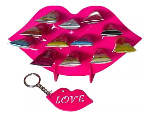 Expositor Tipo Carmed Hidratante Labial Balm Pink 0