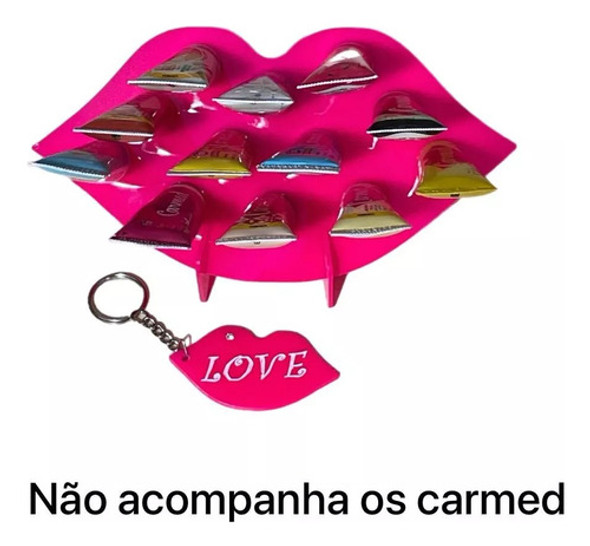 Expositor Tipo Carmed Hidratante Labial Balm Pink 1