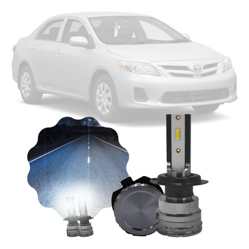 Par Lampada Led Small Farol Alto Hb4 6000k Toyota Corolla 0