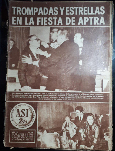 Revista Asi 320 1969 Aptra Martin Fierro Satiro Carcajada 0