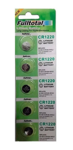 Pilas Cr1220 3v Full Total Blister X5 Unidades 0
