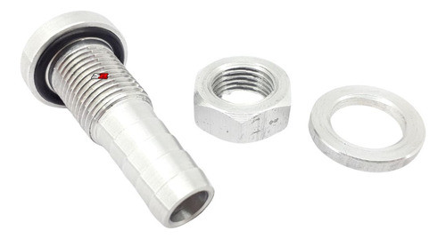 Niple Espigão Para Tanque Plástico 1/2  (12mm) Alumínio 1