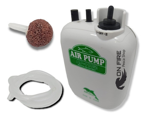 Aereador Para Carnada Viva Icluye Piedra Difusora Y Manguera 0