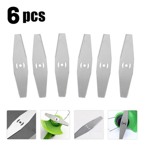 6 Peças De Metal, Cortador De Grama, Lâmina, Cortador De Cor 1