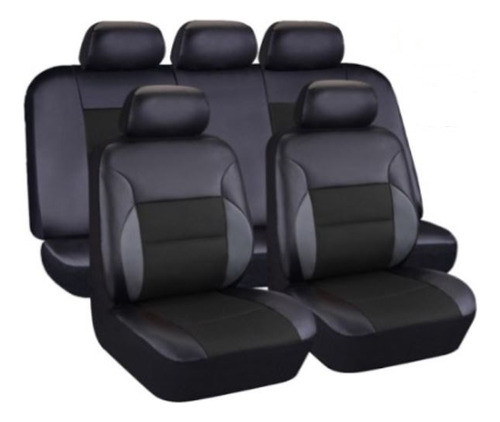 Juego Fundas Auto High / 4 Asientos - 11 Piezas / Color Gris 0