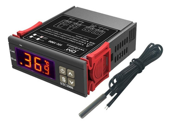 Controlador De Temperatura Digital Stc-1000 Frio/calor 220v 0