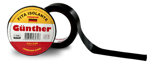 Fita Isolante 20 Metros 18mm Profissional Premium 6 Rolos 1