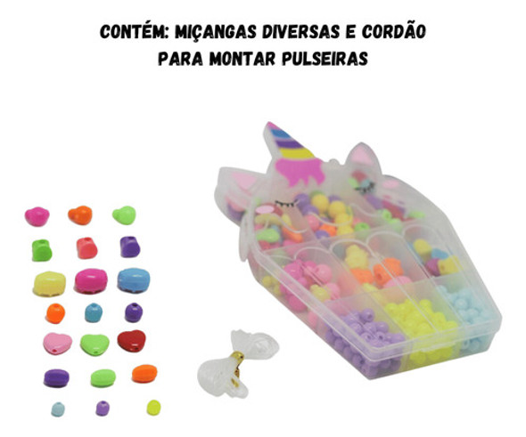 Bijuterias Glamour Beads Unicórnio Cordão Bolinha Miçangas 1 Bijuterias Glamour Beads Unicórnio Cordão Bolinha Miçangas 1