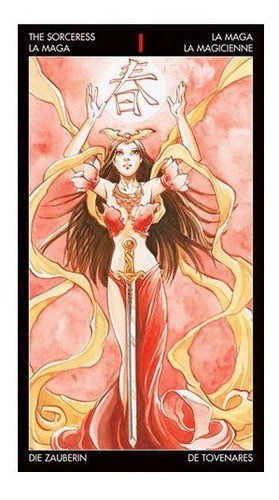 Tarot Manga 78 Cartas 7x12cm Lo Scarabeo 1