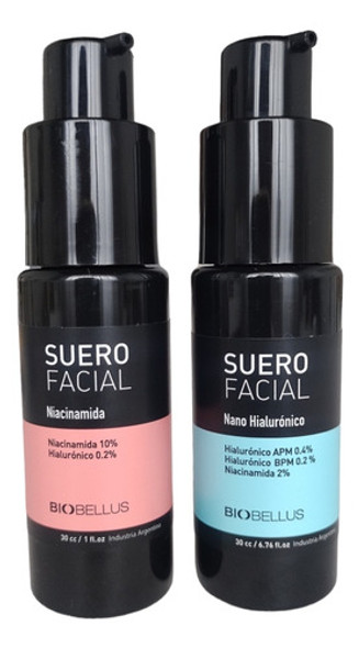 Kit Suero Niacinamida + Suero Nano Hialurónico De Biobellus 1 Kit Suero Niacinamida + Suero Nano Hialurónico De Biobellus 1