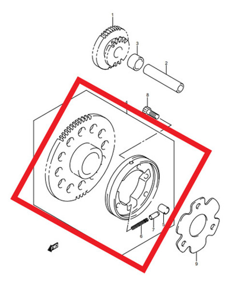 Bendix Original Con Corona Suzuki En125 1