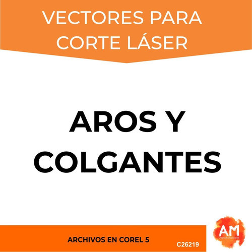 Vectores Aros Y Colgantes Corte/ Laser ! Corel 0