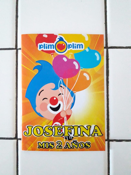 Souvenirs Plim Plim Libritos Y Colores X 35u 1