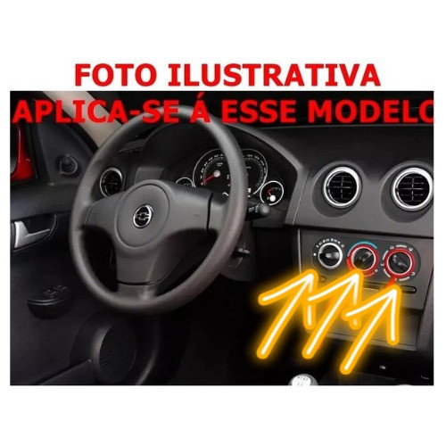Botão Direcionador D Ar Quente D Comando Celta Prisma 07 011 1