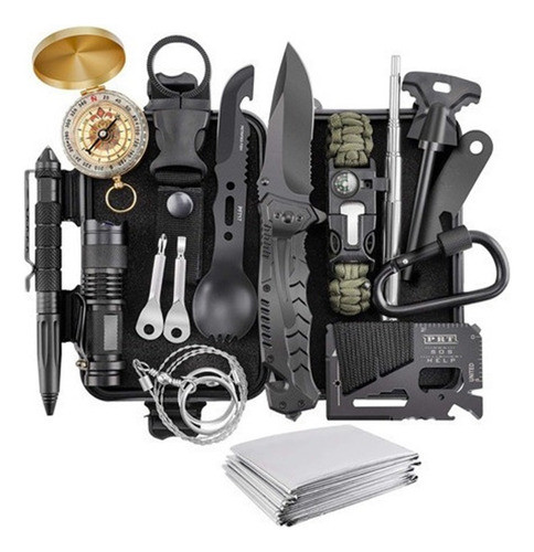 Survival Gear 18 Em 1 Kit De Sobrevivência De Emergência Pro 0