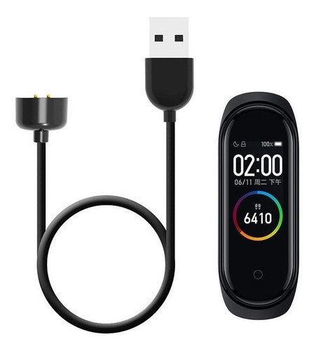 Cabo Carregador Usb Para Relogio Smartband Xiaomi Miband 5/6 1
