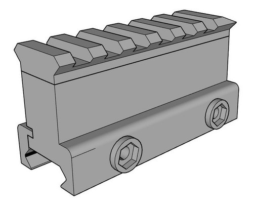 Elevador Riel Picatinny Polimero Ver.2 0
