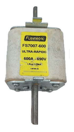 Fusível Ultra Rápido Fuseletric Fs7007-600 600a 690v 120ka 0