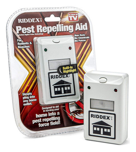 Repelente Electronico Insectos Roedores Electrico Ridex Plus 0