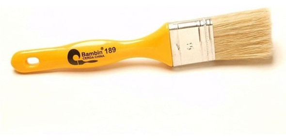 Pincel Bambin 189 Bco Nº 7  100% Cerda China Pintumm 0