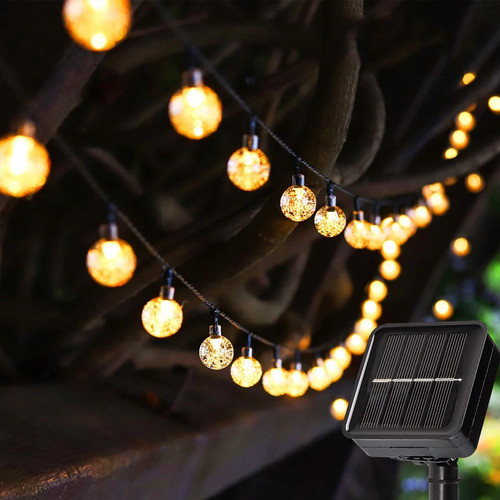 100 Luzes Solares De Natal Led Decoração De Cordas Z 0