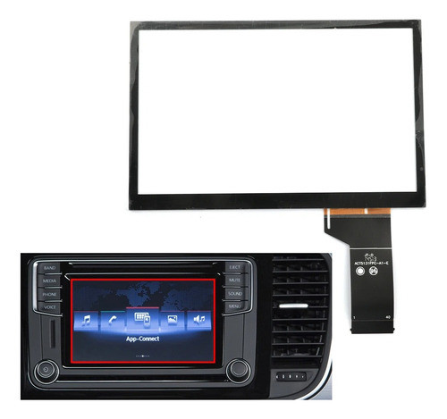 Touch Screen Original Volkswagen Multimidia Passat 2012/17 0