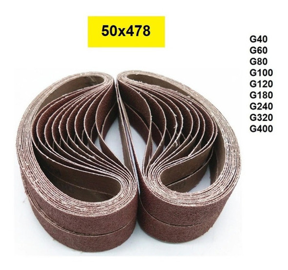 Lija Banda Polea 150 Expansible 50 X 478 Pack 5u O/a G40 1