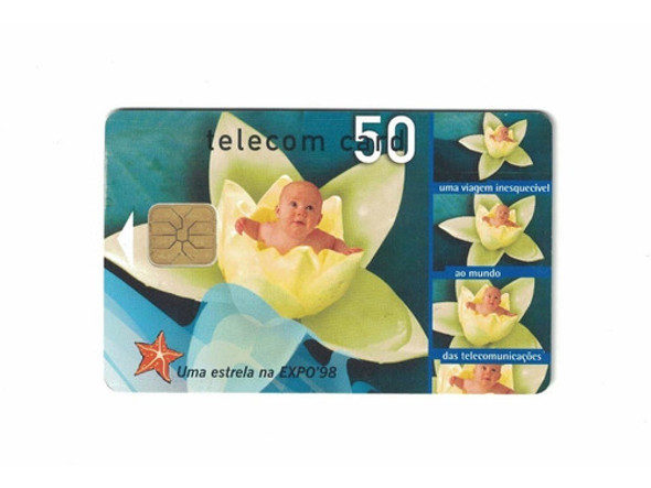 Raro Cartão Telefônico Portugal 1998 Expo Mundial 98 Lisboa 0