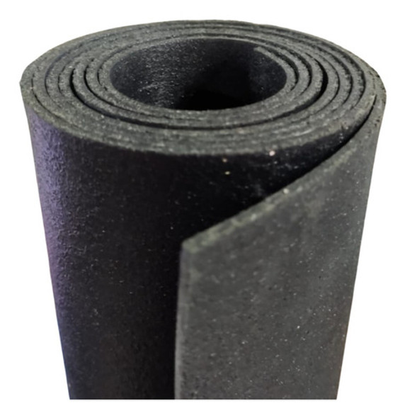 Tapete Borracha 4mm Anti Ruido Para Ginastica 6.20x1.00mts 0