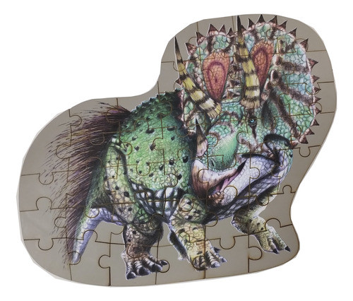 Rompecabezas Dinosaurios 45 Piezas Triceratops 0