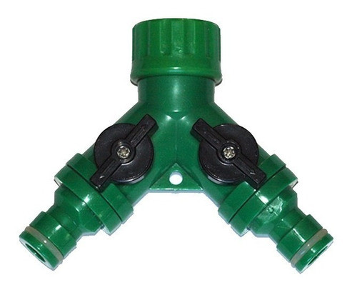Riego Duplicador De Canilla Con Cierre De Agua Independiente 0