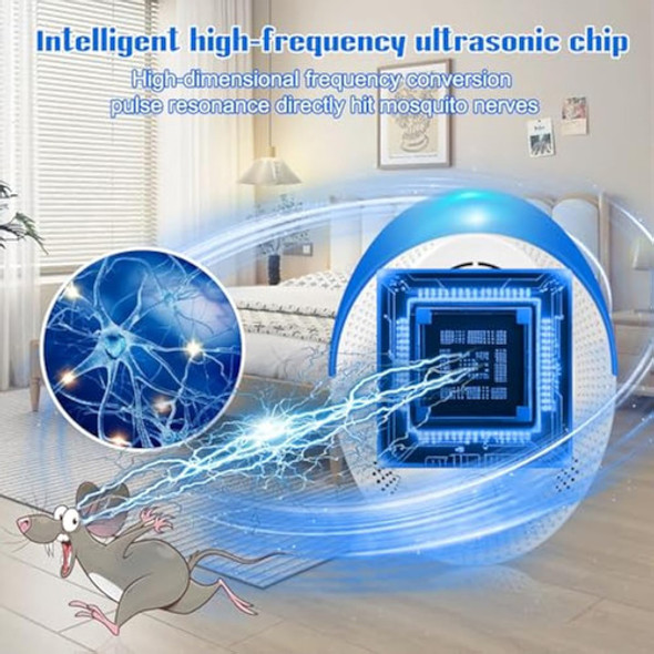 Repelente Ultrasónico De Plagas E Insectos Para 1