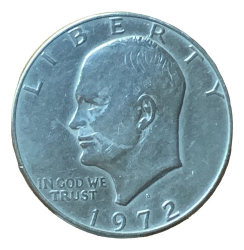 Robmar--usa-1 Dolar De Elsenhower Del Año 1972p-n°35+capsula 0