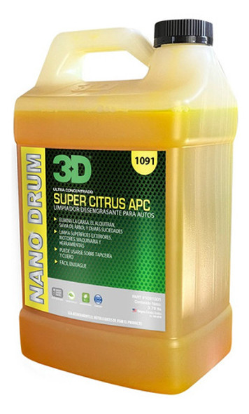Desengrasante Citrico Super Concentrado - 3d Super Citrus 0