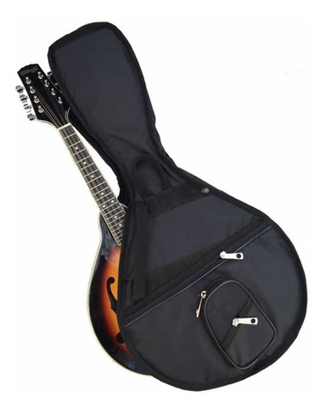 Funda Mandolina Acolchada Bandolera Tres Bolsillos Mochila 0