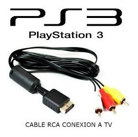 Cable Av Rca Play Station 2 Y 3 Con Con Filtro Alta Calidad 0