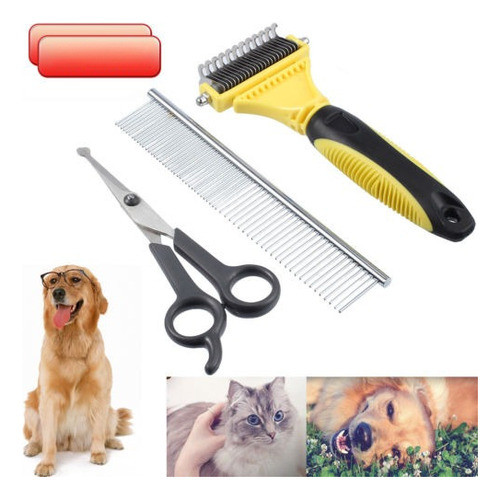 Perro De Animal Doméstico Pelo Piel Rastrillo Tijera Dematti 0