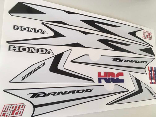 Kit Calcos - Honda Xr 250 - Tornado - Moto Negra (nyb) 0