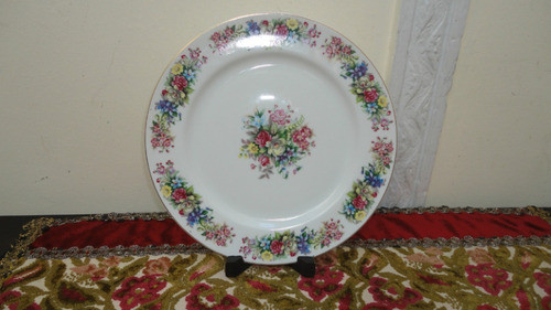 Exquisito Plato Japones Saji Con Flores Gran Tamaño Vealo 0
