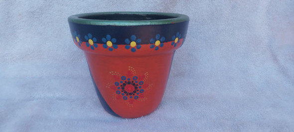 Vaso Cerâmica Pintado À Mão 1 Vaso Cerâmica Pintado À Mão 1