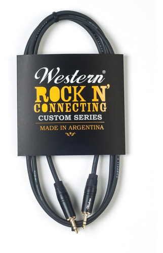 Cable Mini Plug Stereo A Mini Plug Stereo 3mt Western Mini30 0