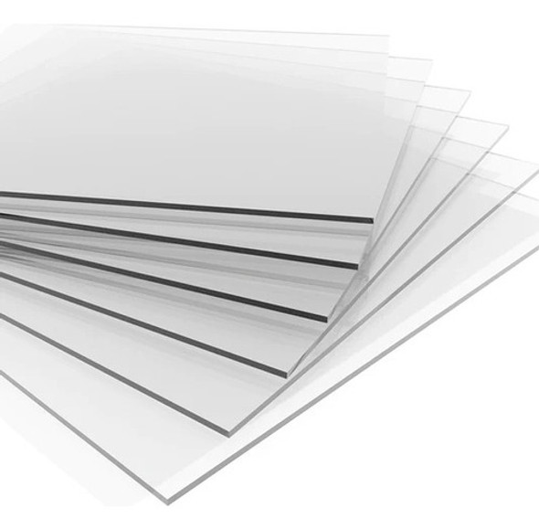 Placa Transparente Cristal Simil Acrilico 81cm X 1.22mt 3mm 0