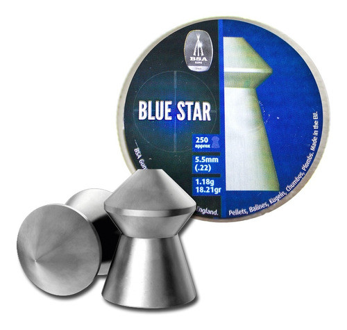 Balines Bsa Blue Star 5.5 X250 Riflesaire Comprimido - Swat 0