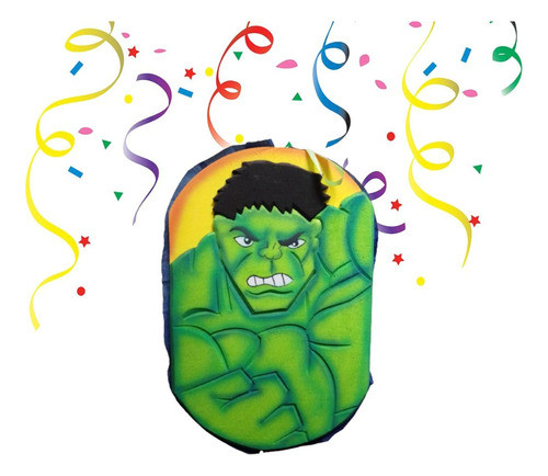 Piñata Artesanal Con Relieve Hulk 1