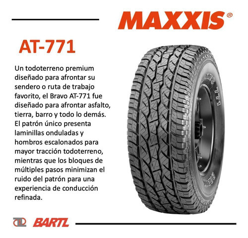 Cubierta 265/60/18 Maxxis At771 1