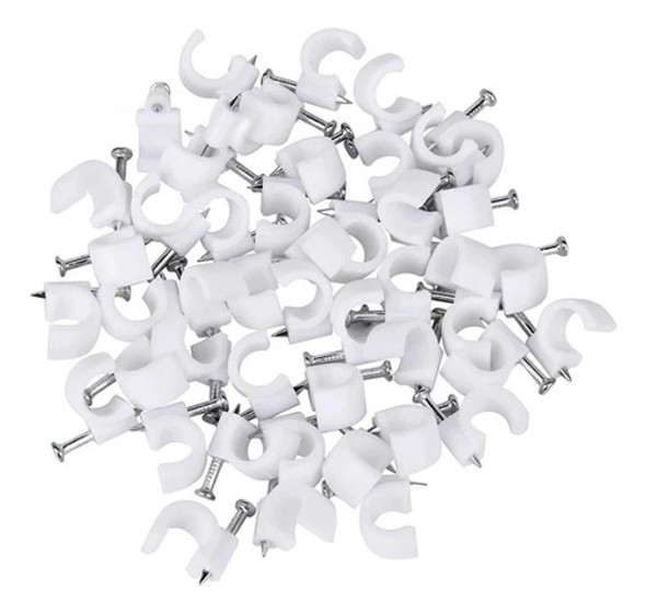 X1000 Grampa Plastica Para Cable 8mm 0