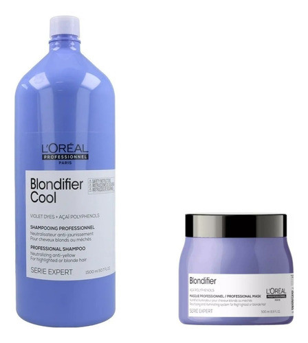 Loreal Blondifier Shampoo 1500ml +  Mascara 500ml 0