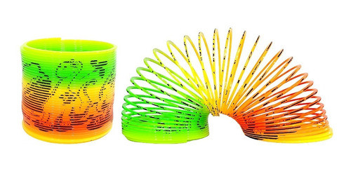 Resorte Magico Arcoiris Fluor Dinosaurios X1 Unidad 0